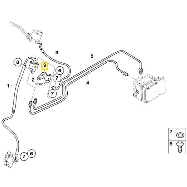 BMW純正 補強キット ABS ディストリビューター 34328520845 JP店