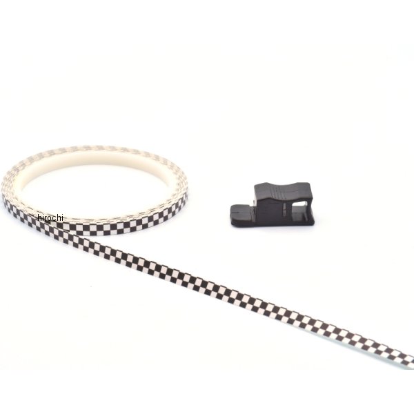 ワンデザイン ONEDESIGN リムストリップ チェッカー柄 16-18インチ用 7mmX6m 白/黒 RSGPP JP店