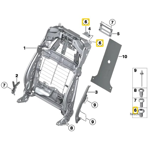 BMW純正 フィリスター ヘッド スクリュー 06327651204 JP店