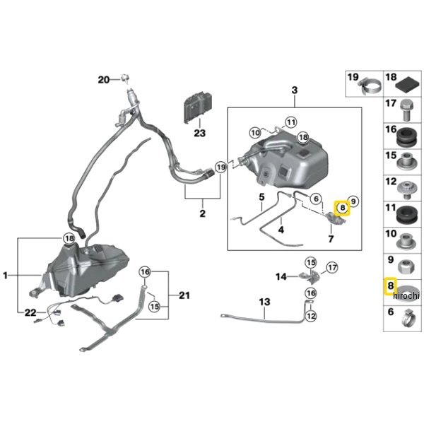 BMW純正 フラット ワッシャー 07119904446 JP店