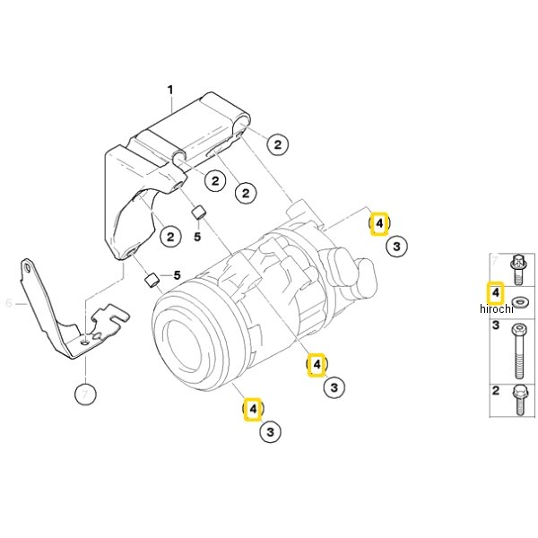 BMW純正 フラット ワッシャー 07119907030 JP店