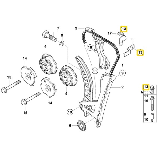BMW純正 ISAボルト 07129903027 JP店