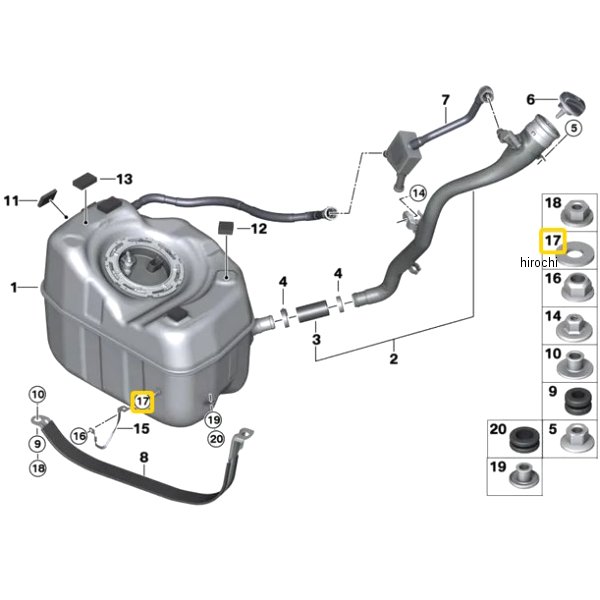 BMW純正 フラット ワッシャー 07119905218 JP店