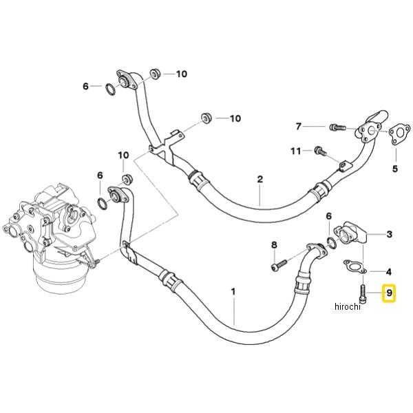 BMW純正 ワッシャー付き ISA ボルト 07129904708 JP店