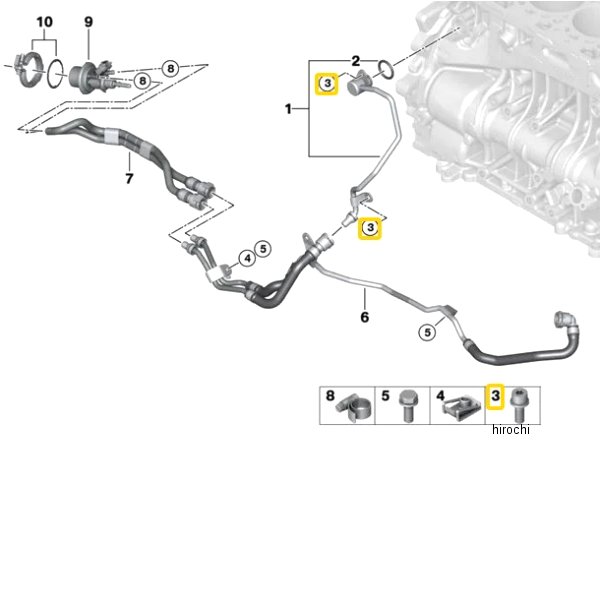 BMW純正 トルクス ボルト ワッシャー付き 07129904819 JP店
