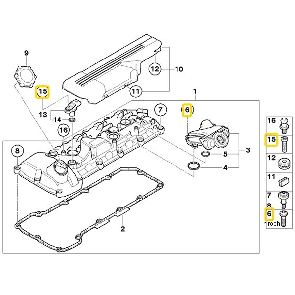 BMW純正 インナー トルクス ボルト 11417526315 JP店