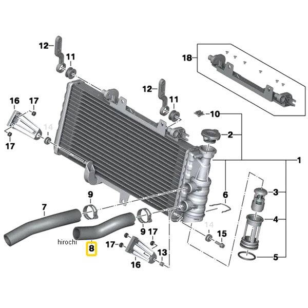 BMW純正 リターン ホース 17127701025 JP店