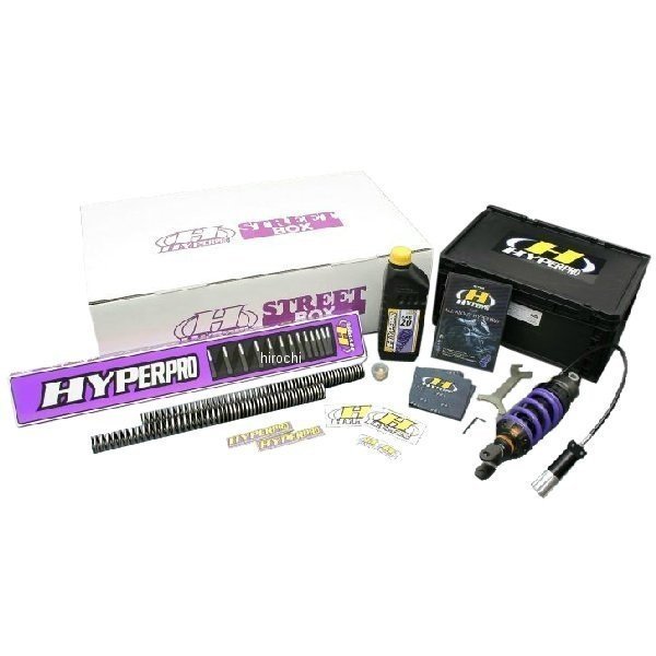 ハイパープロ HYPERPRO ストリートBOX モノショック T460 エマルジョン HPA付き GPZ900R A12-A16 18インチホイール用 紫 33470052 JP店