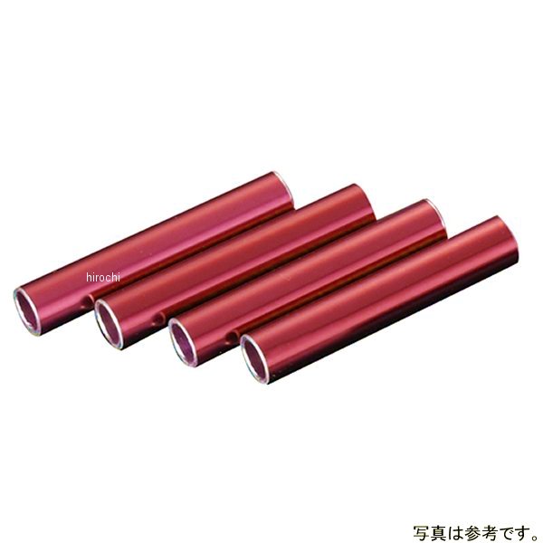 ポッシュ POSH オイルクーラーサイドパイプ 赤 4個入り 031999-02 JP店