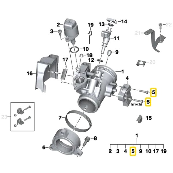 BMW純正 ワッシャー付き ISA ボルト 13547701545 JP店