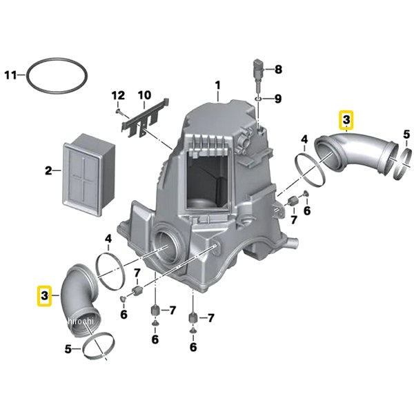 BMW純正 インテーク パイプ LH 13717672553 JP店