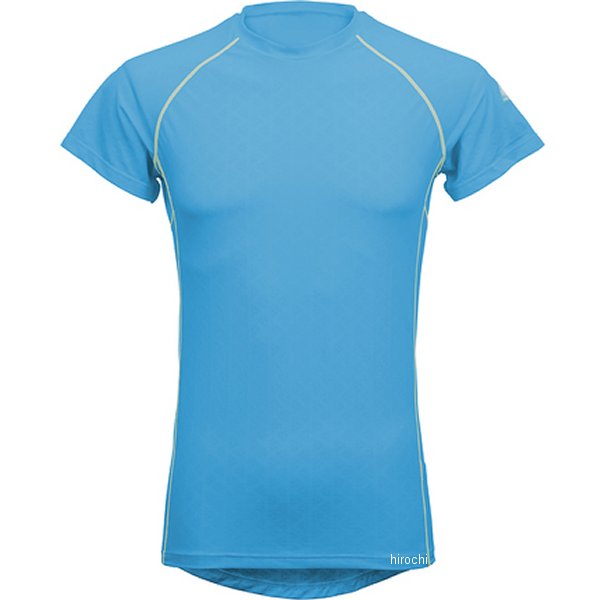 【メーカー在庫あり】 フリーズテック FREEZE TECH 冷感シャツ 半袖クルーネック パフォーマンスライン 青 LLサイズ 25153426 JP店