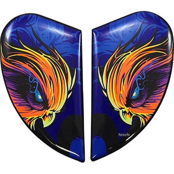 アイコン ICON サイドプレート AIRFORM WARDEN 青 0133-1359 JP店