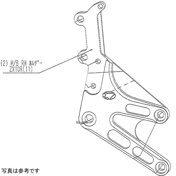 ビート BEET H/B RH ホルダー 11ZX-10R 9022-KB3-09 JP店