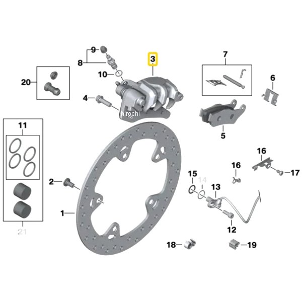 BMW純正 R ブレーキ キャリパー 34217677603 JP店