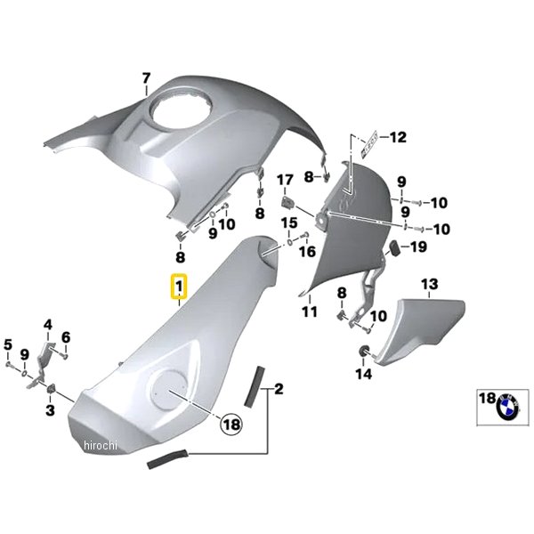 BMW純正 サイド LH 46637694967 JP店