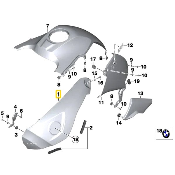BMW純正 トリム パネル RH 46637694968 JP店