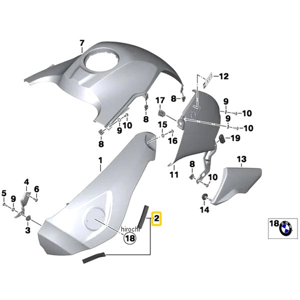 BMW純正 フォームラバー 46637700744 JP店