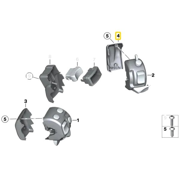 BMW純正 カバー キャップ RH 61317670034 JP店