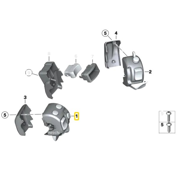 BMW純正 メーター パネル スイッチ LH 61317704575 JP店