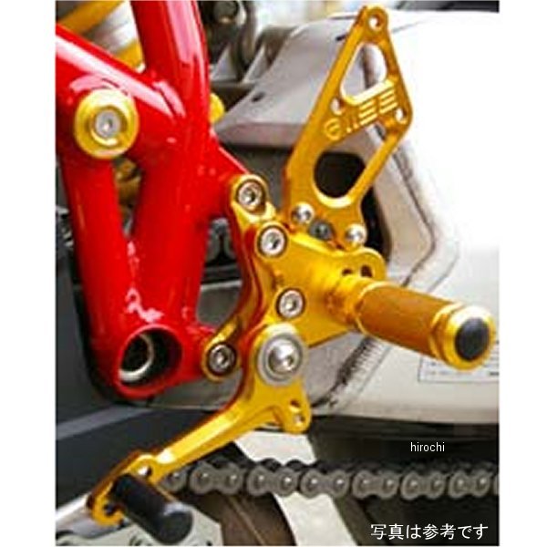 ベビーフェイス BabyFace バックステップキット Type2 ドゥカティ 1098、1198 ゴールド 002-D008GDD JP店