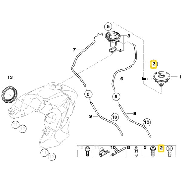 BMW純正 トルクス フラットヘッド スクリュー 07147237918 JP店