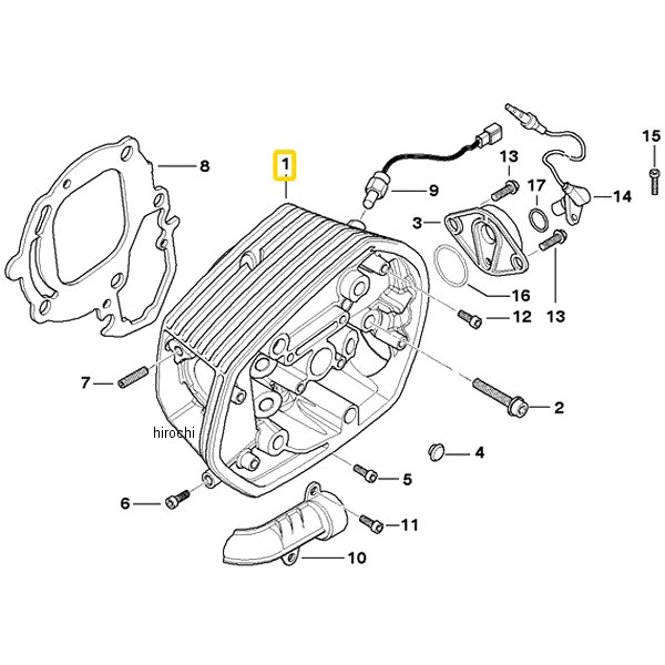 BMW純正 シリンダー ヘッド RH(ZK) schwarz 11127718472 JP店