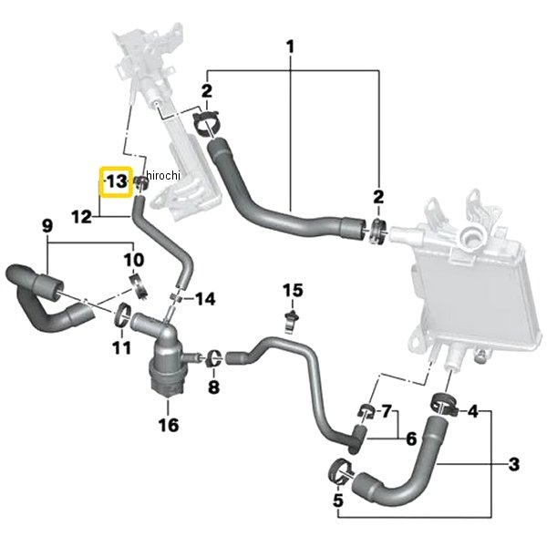 BMW純正 スプリングバンドクランプ 17128534692 JP店