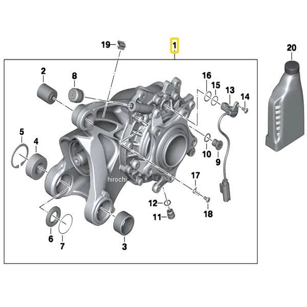BMW純正 ベベル ギア エア抜き付き asphaltgr. 33118526831 JP店