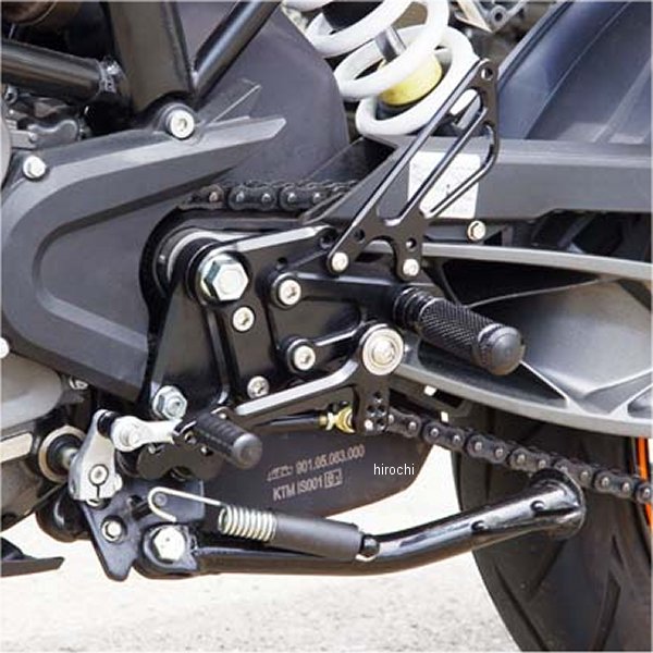 ベビーフェイス BabyFace バックステップキット レースシフト 11年-13年 KTM 125デューク、200デューク 黒 002-KT005BKR JP店