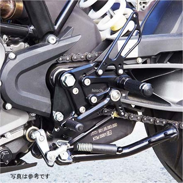 ベビーフェイス BabyFace バックステップキット 11年-13年 KTM 125デューク、200デューク シルバー 002-KT005SV JP店