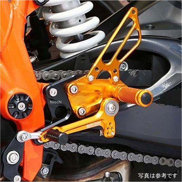 ベビーフェイス BabyFace バックステップキット 14年-19年 KTM 1290スーパーデュークR 黒 002-KT008BK JP店