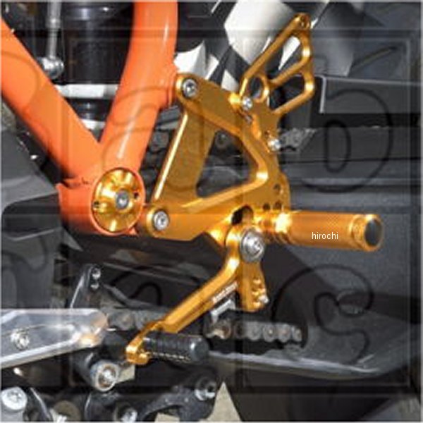 ベビーフェイス BabyFace バックステップキット 20年 KTM 1290スーパーデュークR ゴールド 002-KT013GD JP店