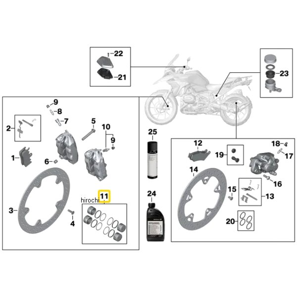 BMW純正 ブレーキ ピストン セット シール付き 34118556200 JP店