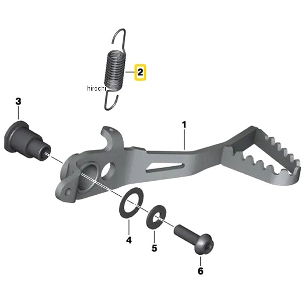 BMW純正 フットブレーキレバーテンションスプリング 35217716108 JP店