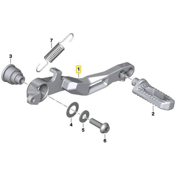 BMW純正 フット ブレーキ レバー フライス加工 35218405786 JP店