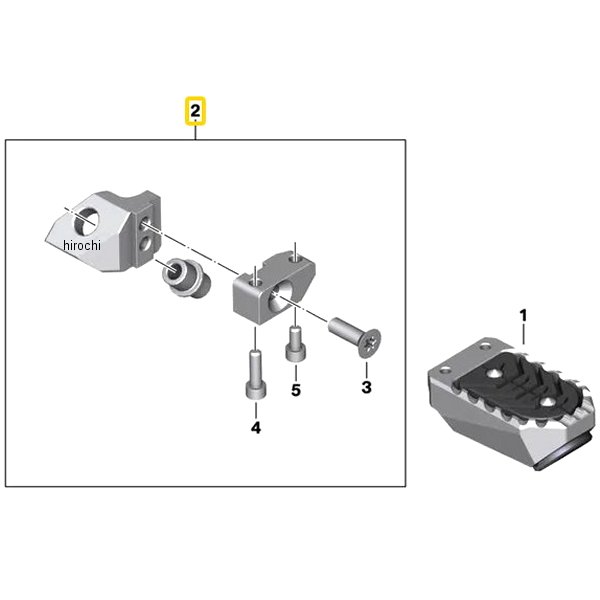 BMW純正 フット レスト ジョイント 右 46718405778 JP店