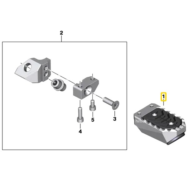 BMW純正 フット レスト RH 46718405780 JP店