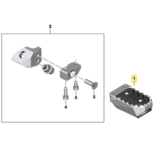 BMW純正 フット レスト RH 46718405784 JP店
