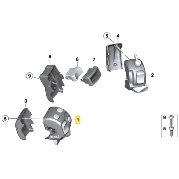 BMW純正 メーター パネル スイッチ LH 61317704625 JP店