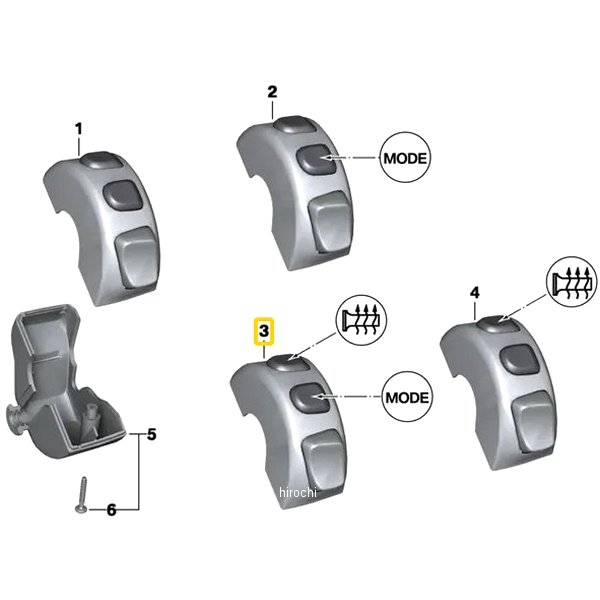 BMW純正 メーター パネル スイッチ RH 61318567720 JP店