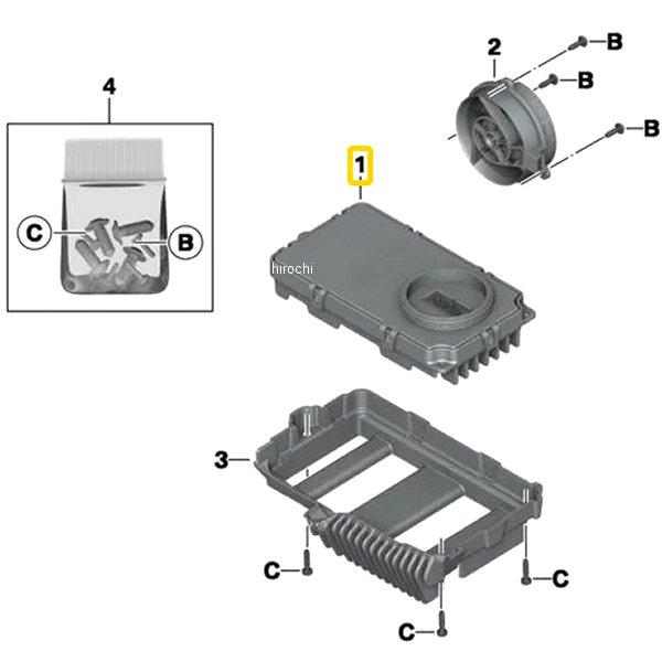 BMW純正 LED ヘッドライト コントロール ユニット 63128528758 JP店