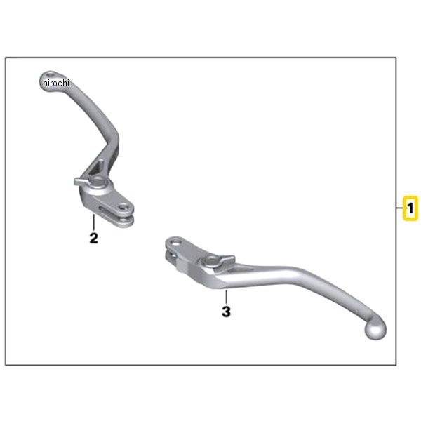 BMW純正 セット HP ハンド レバー 調整式 77222465250 JP店