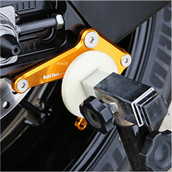 ベビーフェイス BabyFace スイングアーム・スタンドフック Vタイプ φ8-3 19年以前 BMW S1000RR ゴールド 005-FV803GD JP店