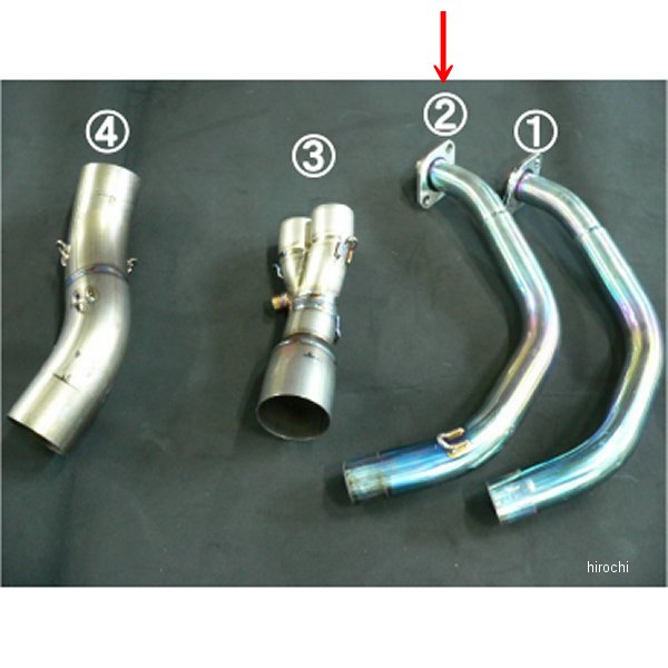 ビート BEET EXパイプ チタン No2 Ninja650 8001-KD7-02 JP店