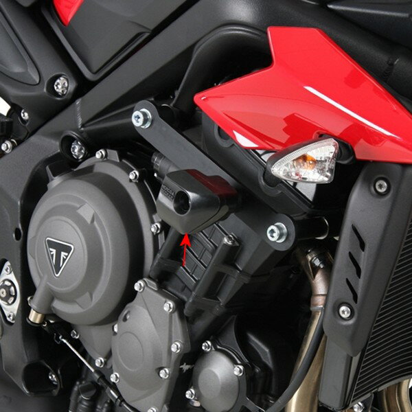 ヘプコアンドベッカー HEPCO&BECKER プロテクションパッド 17年 ストリートトリプル765 5077573 00 01 JP店