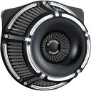 【USA在庫あり】 アレンネス Arlen Ness エアクリーナー インバータ 17年以降 FLH スロット 黒 1010-2086 JP店