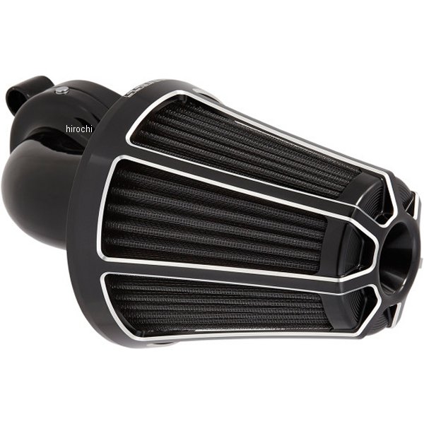 【USA在庫あり】 アレンネス Arlen Ness エアクリーナー モンスターサッカー 17年以降 FLH ベベル 黒 1010-2096 JP店