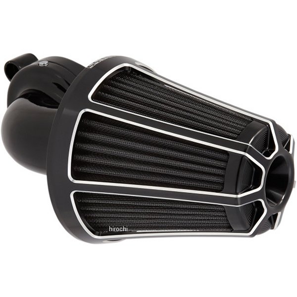 【USA在庫あり】 アレンネス Arlen Ness エアクリーナー モンスターサッカー 99年-17年 Twin Cam ベベル 黒 1010-2105 JP店