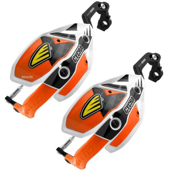 【USA在庫あり】 サイクラ CYCRA ハンドガード ウルトラ Probend 29mmバー用 白/オレンジ cyc1CYC-7408-22X JP店